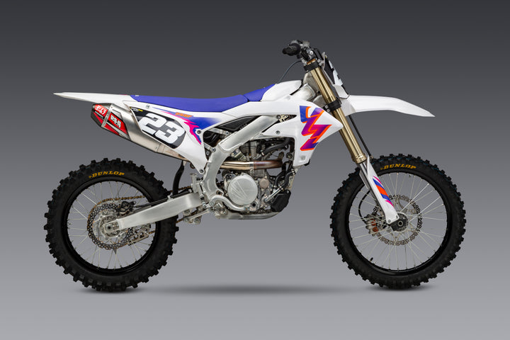 YZ250F 19-23 / YZ250FX 20-23 / WR250F 20-23 RS-4 Stainless Slip-On Exhaust, w/ Aluminum Muffler