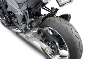 Z1000 10-16 R-77 Stainless Slip-On Exhaust, w/ Carbon Fiber Mufflers