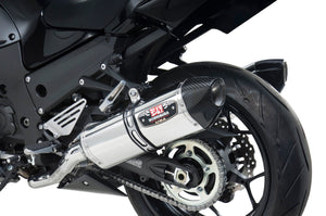 ZX-14R 12-23 Race R-77 Stainless Slip-On Exhaust, w/ Stainless Mufflers