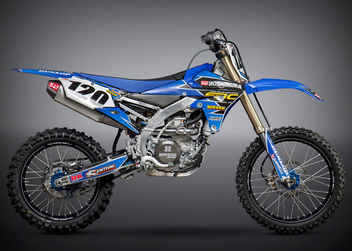 YZ450F 14-17 RS-4 Stainless Full Exhaust, w/ Aluminum Muffler