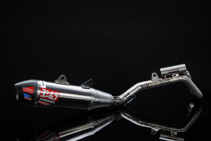 KTM 450SX-F FE 22-24 / Husqv FC450 RE 22-24 RS-12 Titanium Full Exhaust, w/ Titanium Muffler