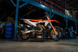 KTM 250/350SX-F / Husqvarna FC250/350 22-24 RS-12 Titanium Full Exhaust, w/ Titanium Muffler