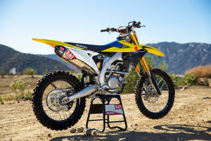 RM-Z450 18-24 RS-12 Stainless Full Exhaust, w/ Aluminum Muffler